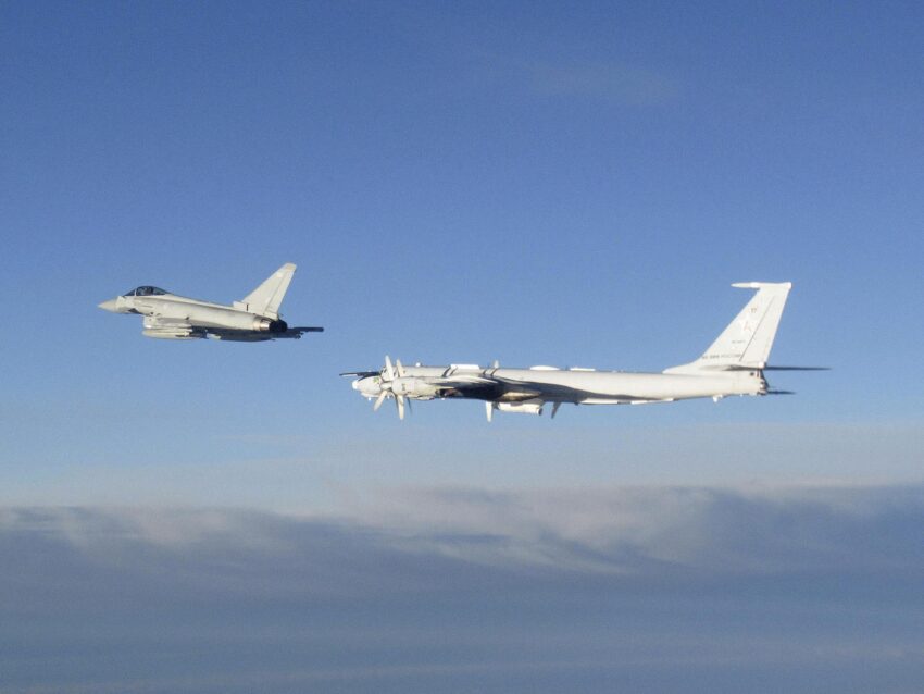 RAF Typhoons Intercept Russian Aircraft Near Baltic Sea