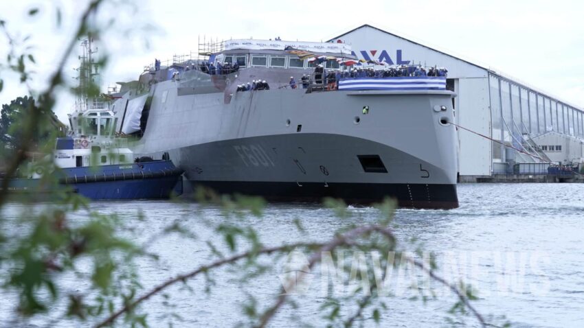 Kimon-class Frigate: HS Formion Launching Milestone